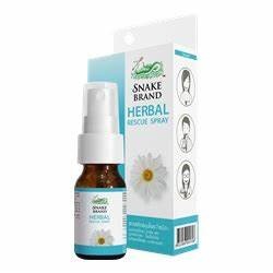 Snake Brand Herbal Rescue Spray สเปรย์พ่นคอ ตรางู ปริมาตร 15 มล.