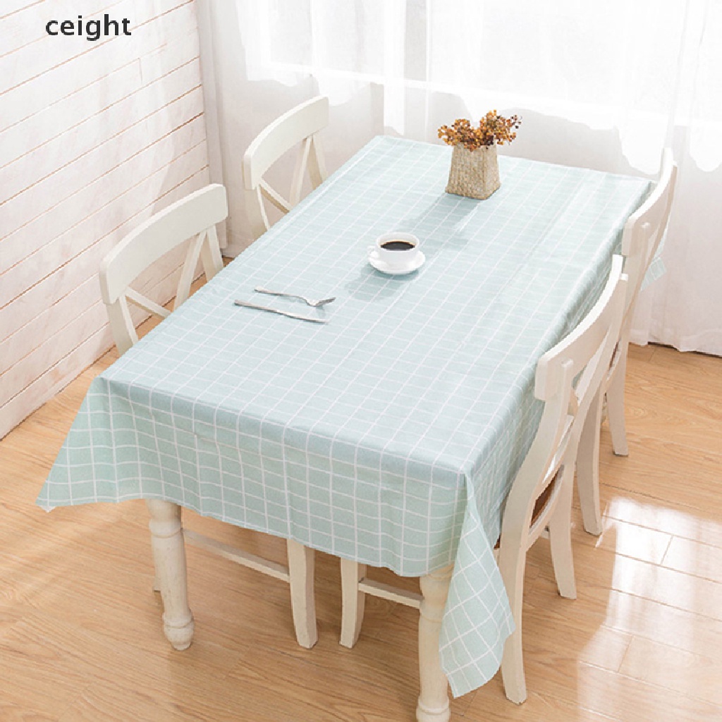 [ceight] Table Cloth Waterproof Table Cover Cloth Wipe Clean Party Tablecloth Covers TH