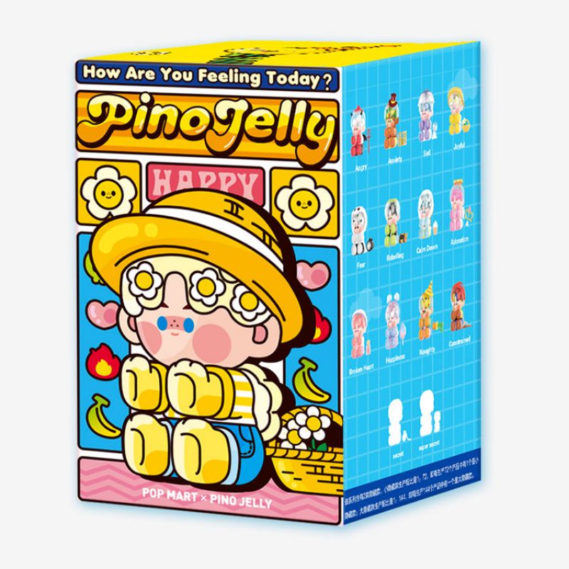 (Liveลด100฿) พร้อมส่ง 💛💙Pino Jelly How Are You Feeling Today Series : Pop Mart