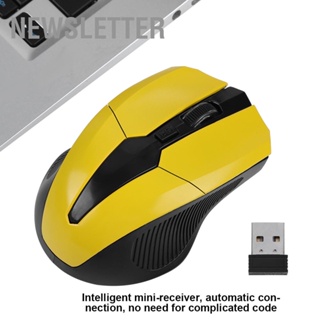 2.4GHz Wireless Optical Mouse Intelligent USB Receiver For PC Computer Laptop