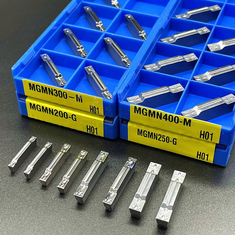 เม็ดมีดกลึงอลูมิเนียม CNC H01 MGMN150/200/250/300/400/500 10 ชิ้น