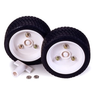 [อุปกรณ์งานประดิษฐ์] TAMIYA 70111 Sports Tire Set (56mm Dia.) อุปกรณ์ทามิย่าแท้ education STEM