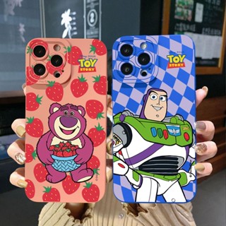 เคสโทรศัพท์มือถือ ขอบสี่เหลี่ยม ป้องกันเต็มเครื่อง ลาย Buzz Light Lotso สําหรับ VIVO Y15A Y15S T1 5G T1X Y02S Y21S Y21A Y21S Y33S Y12S Y11S Y12A Y01 Y1S Y20s Y20A