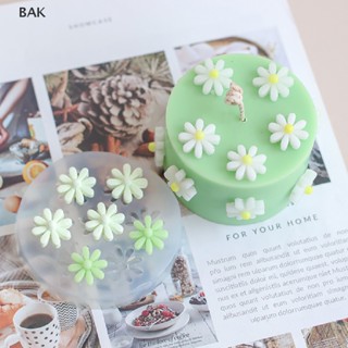 Bak แม่พิมพ์ซิลิโคน รูปดอกทานตะวัน ขนาดเล็ก สําหรับทําสบู่ diy