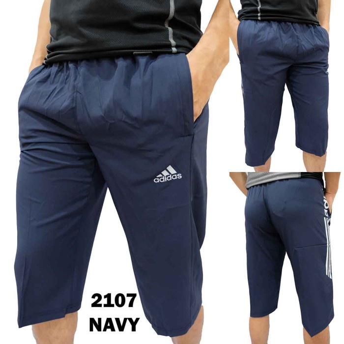 MENS SPORTS PANTS 7/8 2107 CLANA TRAINING SPORT FITNESS RUNNING GYM