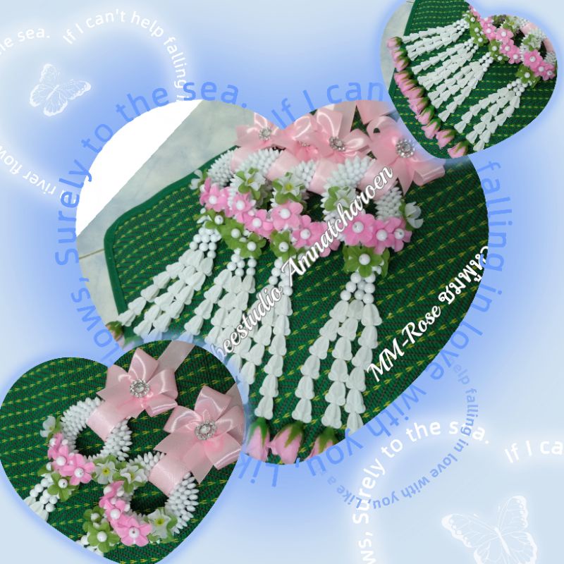 Bebeeพวงมาลัยบ่าวสาว รุ่น Modern Mini Rose New collection - รูปที่ 2