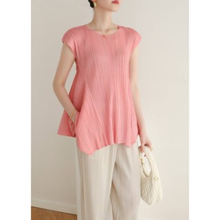 Best Seller!! 2MUAY PLEAT TOP เสื้อผู้หญิง เสื้อพลีทคุณภาพ รุ่น GJO3014 5สี FREE SIZE BASIC VOLUME PLEAT TOP