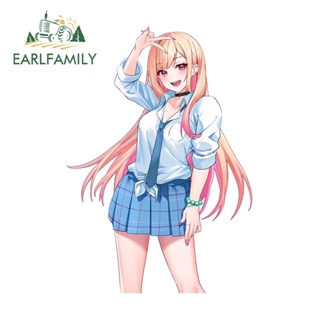 Earlfamily สติกเกอร์ไวนิล ลาย My Dress-Up Darling Kitagawa Marin ขนาด 13 ซม. x 9 ซม. สําหรับตกแต่งรถยนต์ โน้ตบุ๊ก