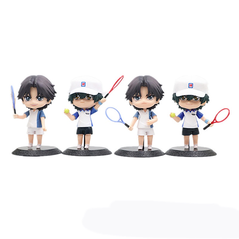 Lot 4 Figurines Prince Of Tennis Tezuka Atobe Fuji Echizen Tenipuri