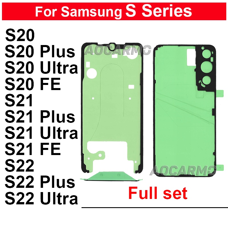 สติกเกอร์แบตเตอรี่ หน้าจอ LCD มีกาวในตัว สําหรับ Samsung Galaxy S20 S21 S22 Plus Ultra s21FE S22U