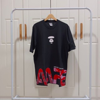 เสื้อยืด พิมพ์ลายโลโก้ Bape AAPE พร้อมเสื้อยืด