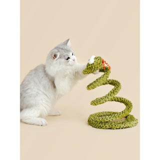 Cat snake doll ตุ๊กตาสำหรับสัตว์เลี้ยง ตุ๊กตาสำหรับแมว ตุ๊กตางูเกลียว 18x18 cm ST221011-7