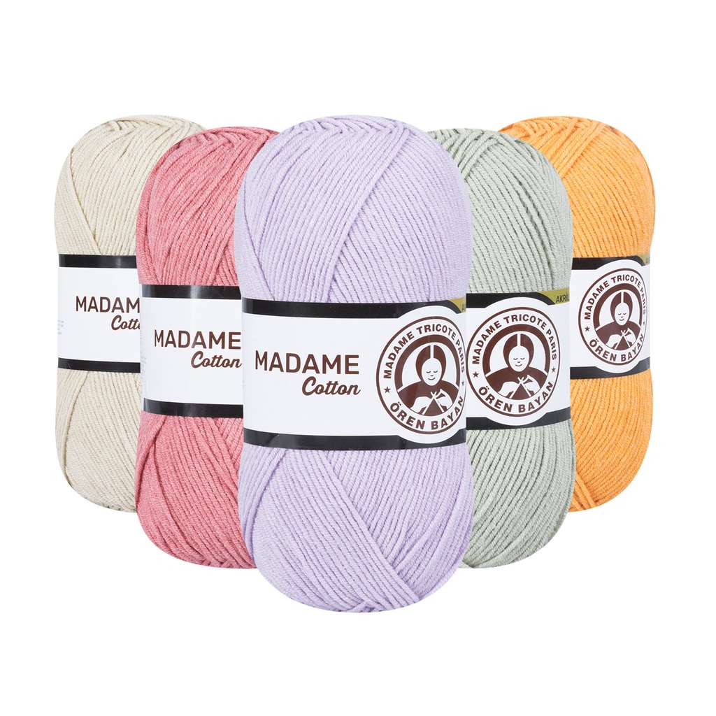 Madame tricote ไหมพรมคอตตอน cotton made in eu