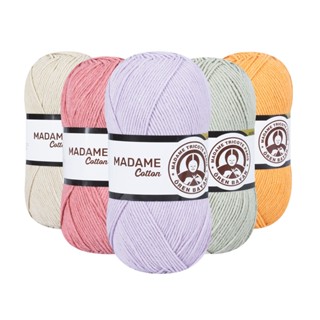 Madame tricote ไหมพรมคอตตอน  cotton made in eu