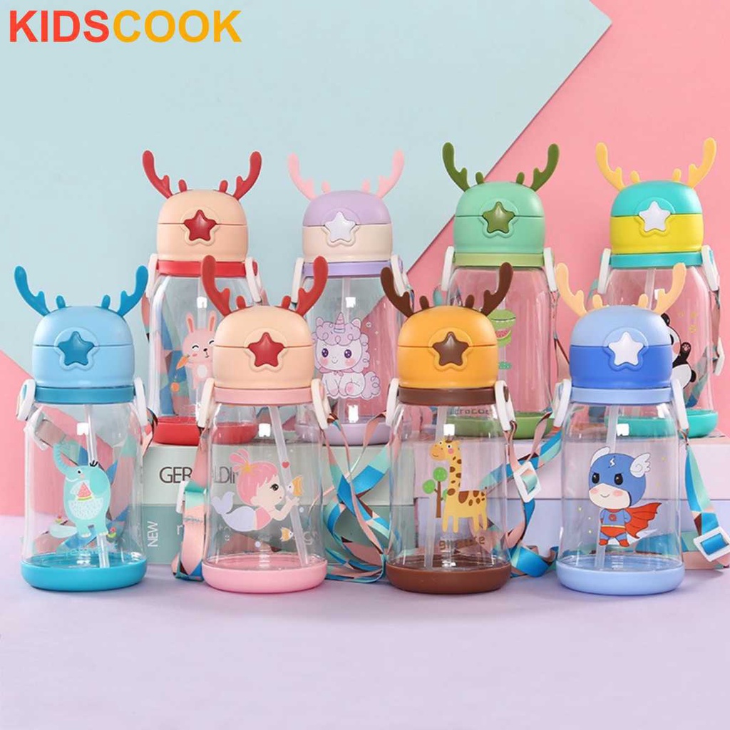 KD600 ขวดน้ำหัดดูด ถ้วยน้ำเด็ก ขวดน้ำของเด็ก 600 ml ขวดน้ำเด็ก กระบอกน้ำ กระติกน้ำ ขวดน้ำ (A0)