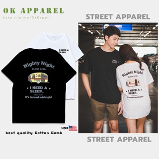 เสื้อยืด ⚡️พร้อมส่ง⚡️เสื้อยืดคอกลม  สกรีนลาย รถบัสเหลือง -​Street apparel ผ้านำเข้าCotton USA🇺🇸 แท้ 100%