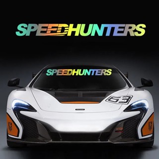 Speedhunters สติกเกอร์สะท้อนแสง สําหรับติดตกแต่งกระจกรถยนต์ Honda Toyota BMW