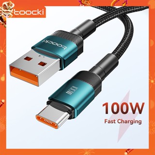 สายชาร์จ Toocki สายชาร์จเร็ว 66W fast charge USB A  to Type C