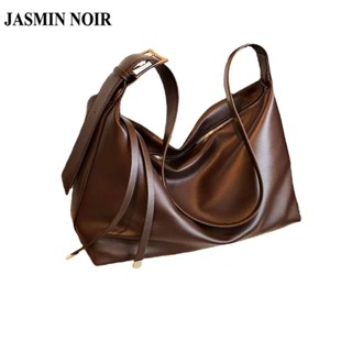 Jasmin NOIR กระเป๋าสะพายไหล่ กระเป๋าถือ หนัง PU ประดับพู่ สําหรับผู้หญิง