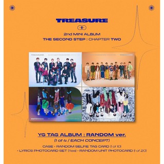 ⚡พร้อมส่ง⚡TREASURE - 2nd MINI ALBUM [THE SECOND STEP : CHAPTER TWO] YG TAG ALBUM (สุ่มเวอร์ชัน)