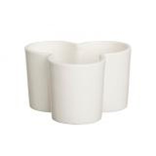 Votive Holder Triple Ceramic