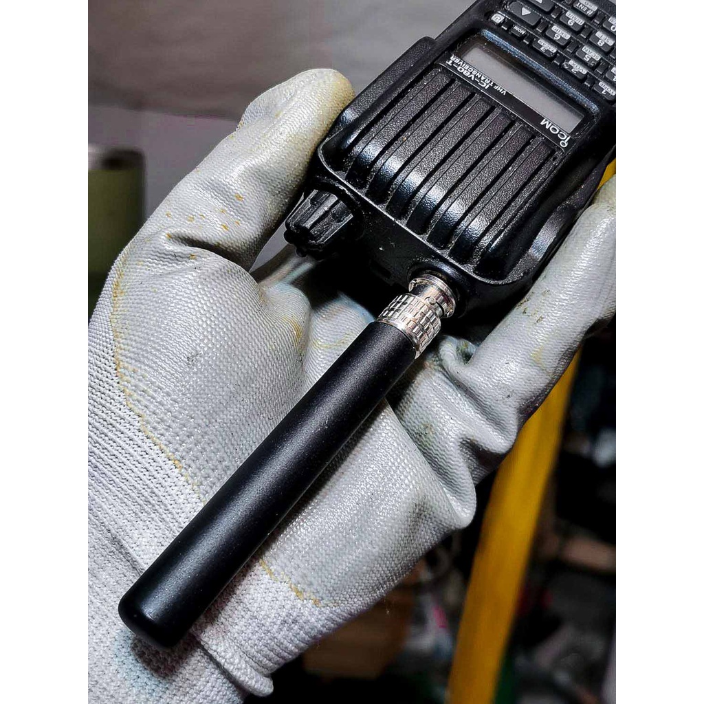 เสาวิทยุสื่อสารภาคสนาม สั้นๆ SP3 multi color รับส่งแรง X2 แมทไส้คอยทองแดงแท้ ขั้ว bnc สั้นเพียง 11ซม - รูปที่ 2