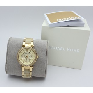 นาฬิกา MICHAEL KORS WOMENS MK5842 34 MM PARKER QUARTZ MULTIFUNCTION พร้อมกล่อง (ใหม่)