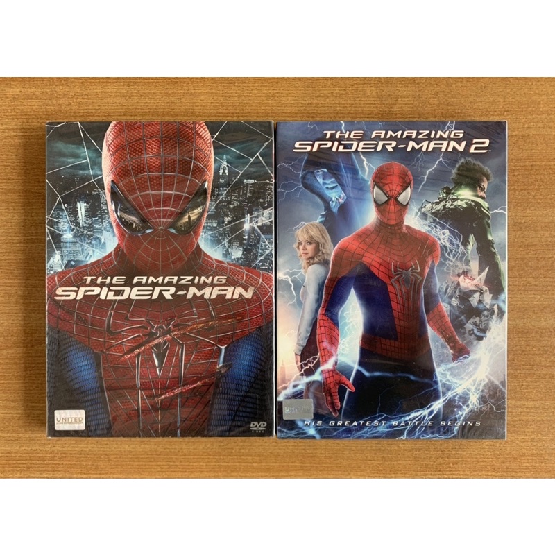 DVD : The Amazing Spider-Man ภาค 1, 2 สไปเดอร์แมน [มือ 1] Marvel / Andrew Garfield / Emma Stone / ดีวีดี หนัง แผ่นแท้