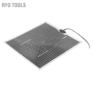 Ryo Tools Reptile Heating Pad 5W Temperature Adjustable PET Graphene Carbon Paste Under Tank Heat Mat for Turtles 220V