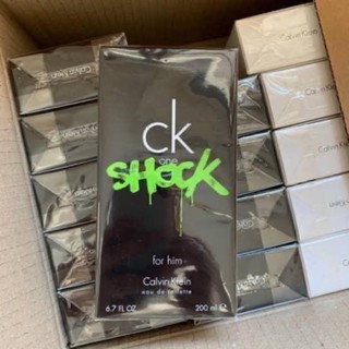 Ck One Shock กล่องซีล ขนาดใหญ่ 200ml ทั้ง 2 รุ่น ของผู้หญิง-ผู้ชาย