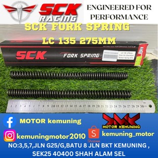 ส้อมสปริง SCK Y15ZR Y15 (V1 &amp; V2) LC135 Y125 SYM VF3I NVX + ความตึง 40%