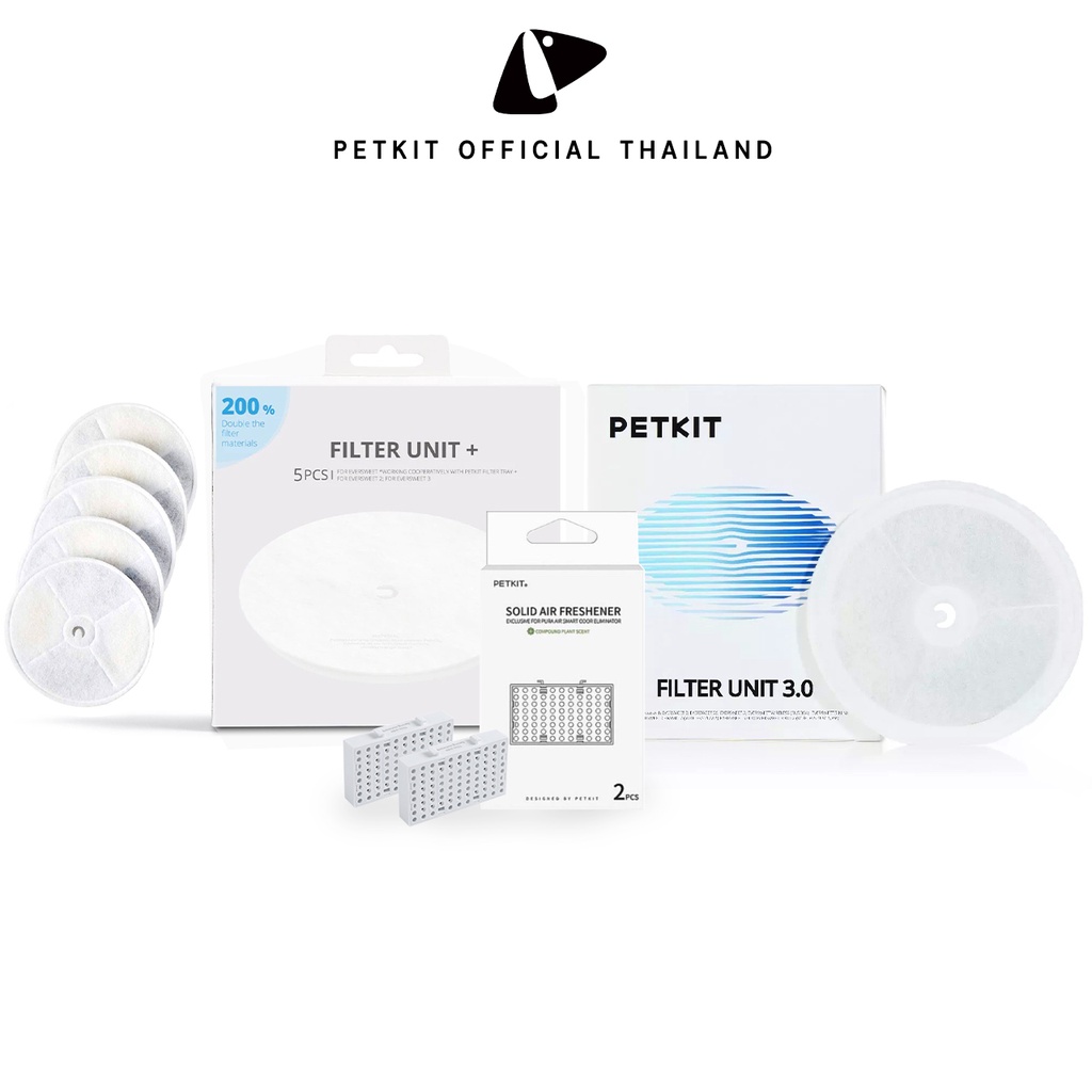 PETKIT Filter Eversweet ไส้กรองน้ำพุทุกรุ่น & Filter Pura Air แผ่นกรอง ...