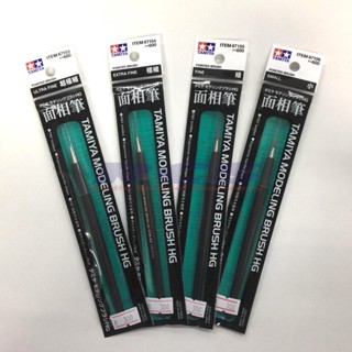 TAMIYA MODELING POINTED BRUSH HG PBT bristles 87153 87154 87155 &amp; 87156 ห่อ 1ชิ้น