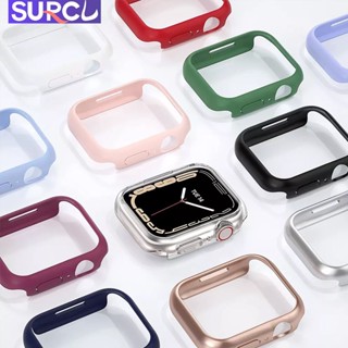 เคสนาฬิกาข้อมือ PC เนื้อแมตต์ กันกระแทก สําหรับ Apple Watch 7 8 6 se 5 4 3 iWatch 41 มม. 45 มม. 44 มม. 40 มม. 42 มม. 38 มม.