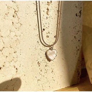 Heart pendant necklace สร้อยคอจี้หัวใจ