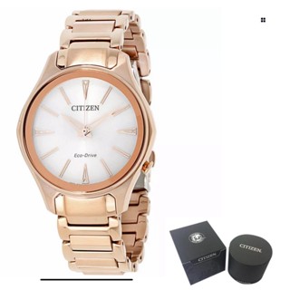 นาฬิกา CITIZEN WOMENS EM0593-56A ECO DRIVE MOTHER OF PEARL พร้อมกล่อง (ใหม่)