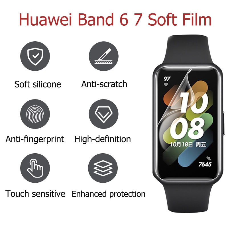 เคสป้องกันนาฬิกากันน้ำแบบใสสำหรับ Huawei Band 8/9/10/11/11pro, Huawei Band 6/6 Pro/7/FIT mini/Honor Band 6/9