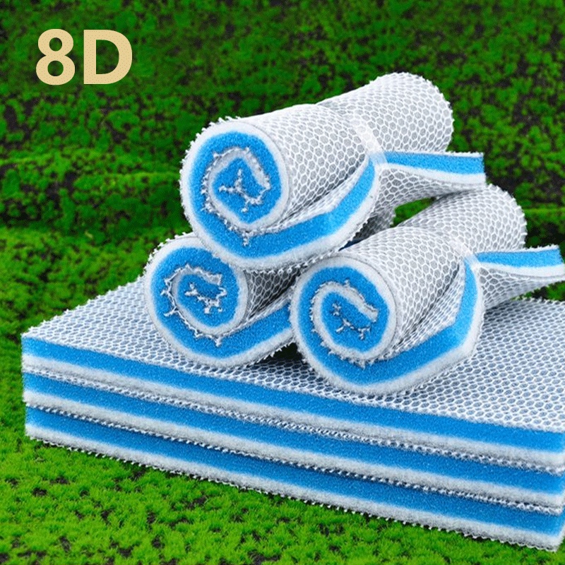 ใหม่ ฟองน้ํากรองน้ํา 8D ผ้าฝ้าย ไม่มีกาว 50*40 ซม. อุปกรณ์เสริม สําหรับตู้ปลา