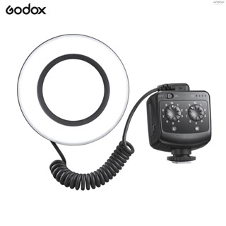 Godox RING72 ไฟเติมแสงวิดีโอ LED มาโคร 72 ชิ้น ลูกปัด LED อุณหภูมิสี 5600K ปรับความสว่างได้ 10 ระดับ พร้อมแหวนอะแดปเตอร์ 49 มม. - 77 มม.