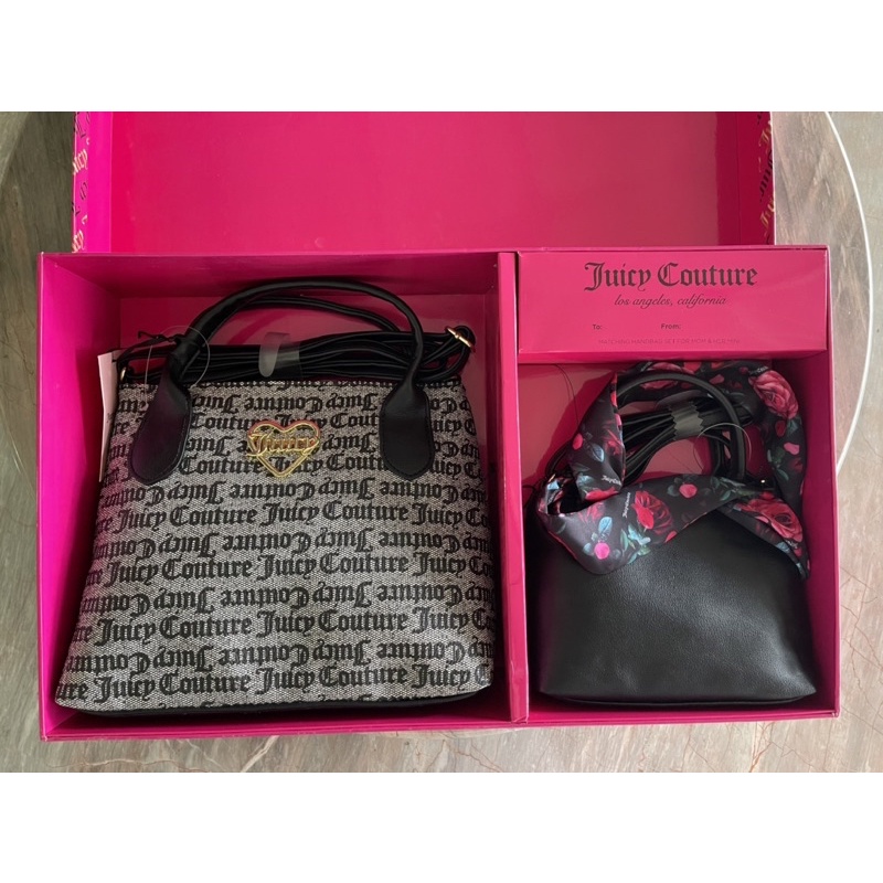 กระเป๋า Juicy Couture แพ็คคู่ box set, กระเป๋าสะพาย ของแท้💯%