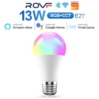 ROVF Tuya Smartlife Smart LED Bulb E27 RGB Wi-Fi Wifi / Blutooth bulb หลอดไฟอัจฉริยะ หลอดอัจฉริยะ