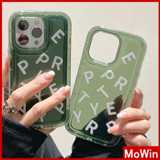 Mowin - เข้ากันได้สำหรับ เคสไอโฟน เคสไอโฟน11 เคส iphone 11 สำหรับ iPhone 14 Pro Max เคส iPhone เคสใส TPU เคสนิ่มถุงลมนิรภัยเสริมกันกระแทกตัวอักษรสีม่วงเข้ากันได้กับ iPhone 13 Pro Max iPhone 12 Pro Max 11 7Plus 8Plus 6Plus XR xs