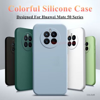 เคสโทรศัพท์ซิลิโคน TPU แบบนิ่ม กันกระแทก สําหรับ Huawei Mate 50 Pro Mate50Pro Mate50 Mate 50pro