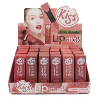 Kiss Beauty Matte Lipstick No.35789-03A ชุดนู้ดสีเอิร์ธ(24pcs in a box)