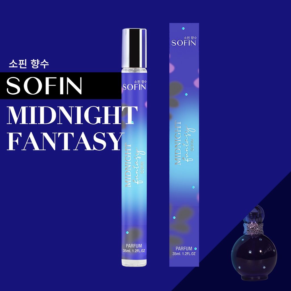 น้ำหอม Midnight Fantasy มิดไนท์ แฟนตาซี น้ำหอมแท้ 100% น้ำหอมผู้หญิง น้ำหอมขายดี น้ำหอมติดทนนาน24 ลังโคม โซฟิน