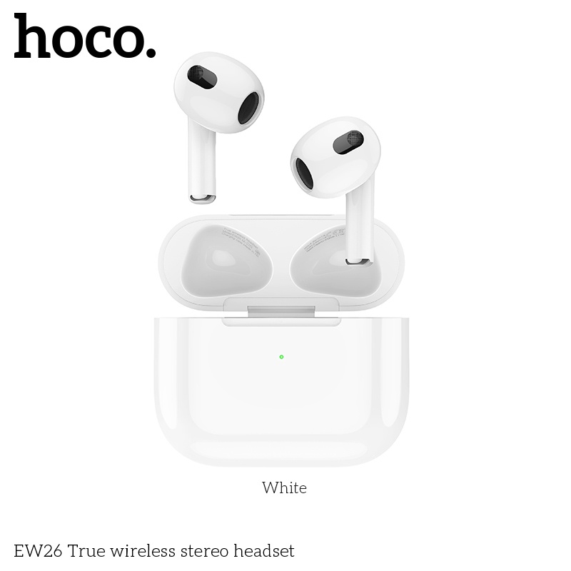 HOCO EW26 หูฟังบลูทูธ TWS สมอลทอร์ค แบตทน 150ชม. รองรับทุกอุปกรณ์ หูฟังไร้สาย BT 5.3 For iOS, Android Bluetooth hc3