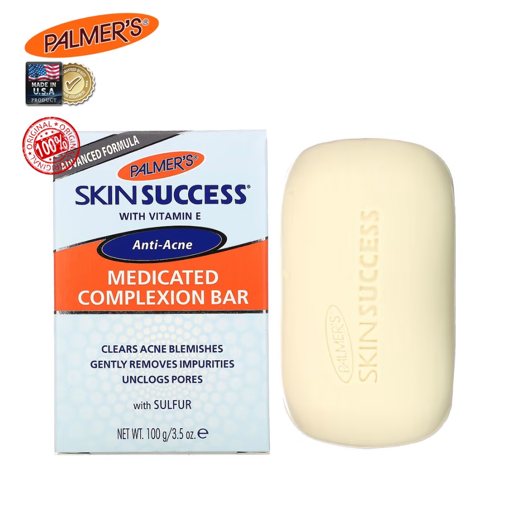 Anti-Acne Soap | สบู่รักษาสิว หน้าไม่แห้ง | Palmer's | 100g | แท้พร้อมส่ง