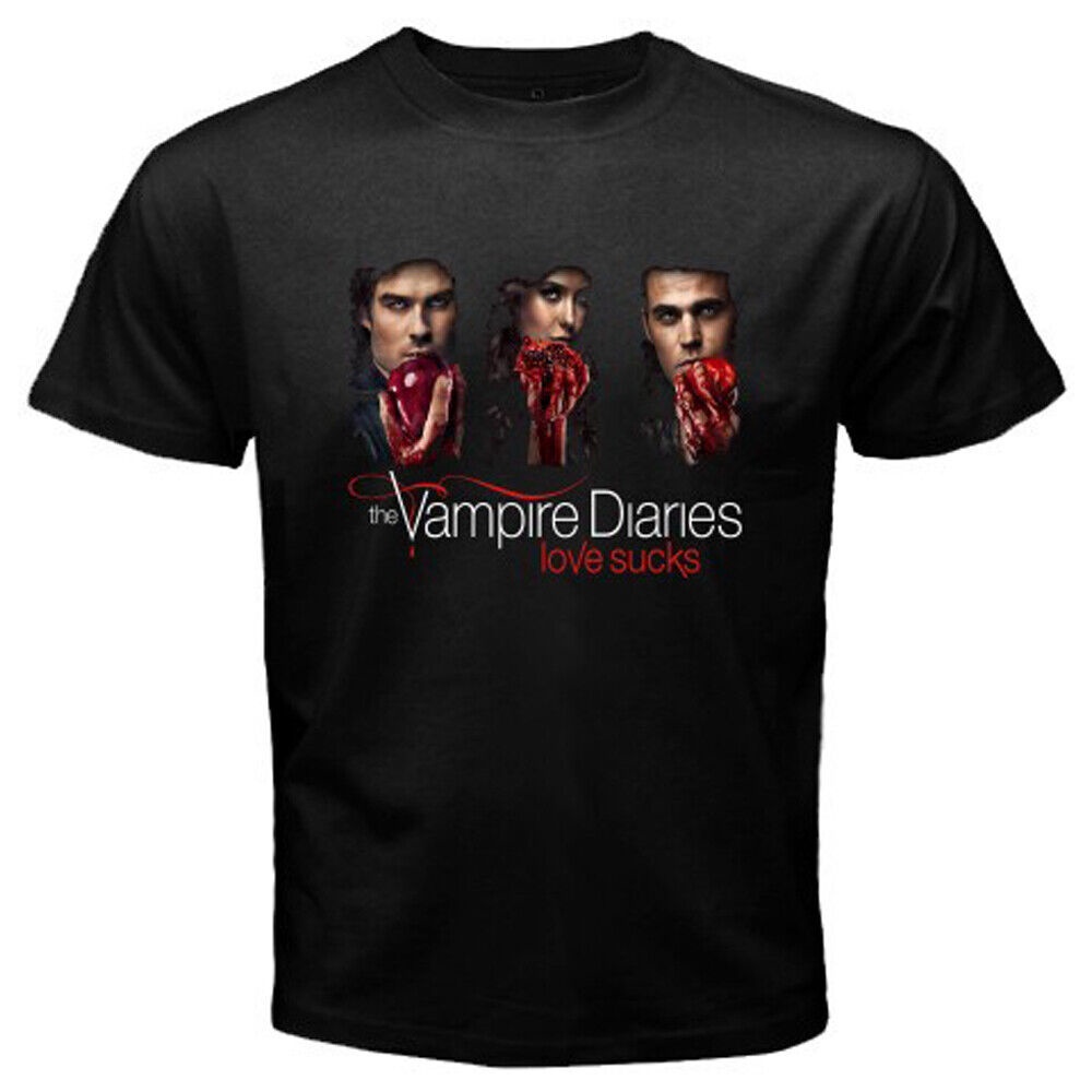 Vampire Diaries Movie Men's Black Tshirt