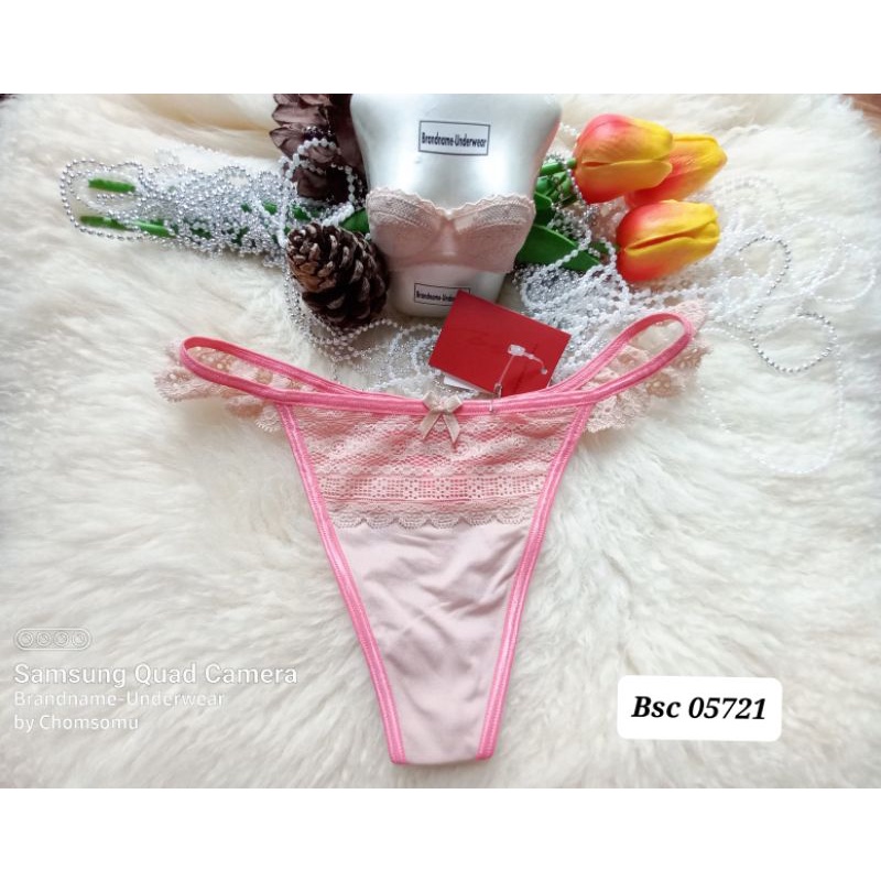 bsc ม่วง-ดำ/นู้ด-ชมพู Size XS-LL ชุดชั้นใน/จีสตริง G-string 004018
