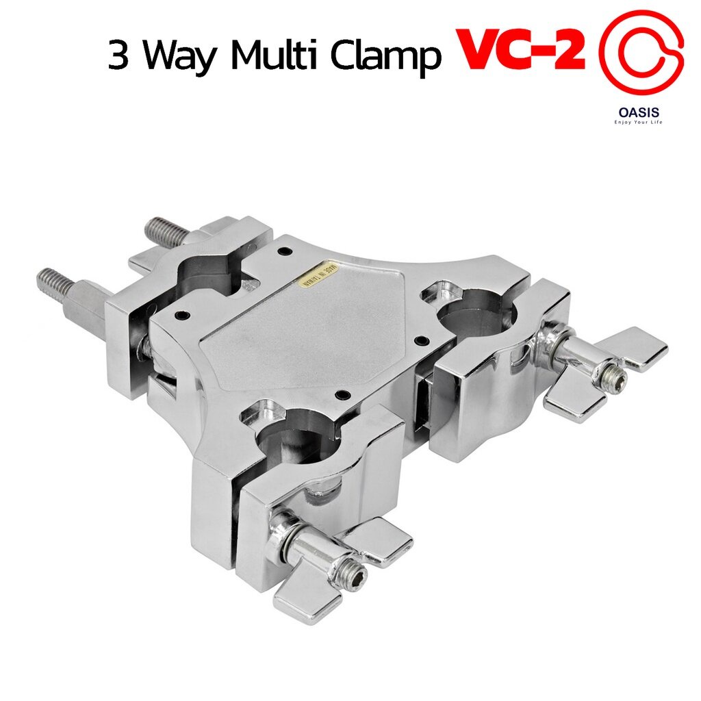 Tom Holder Clamp แคล้มป์จับกลอง แคมป์จับขาฉาบ แคลมป์จับขาฉาบ Multi clamp VC-02 จับกลอง
